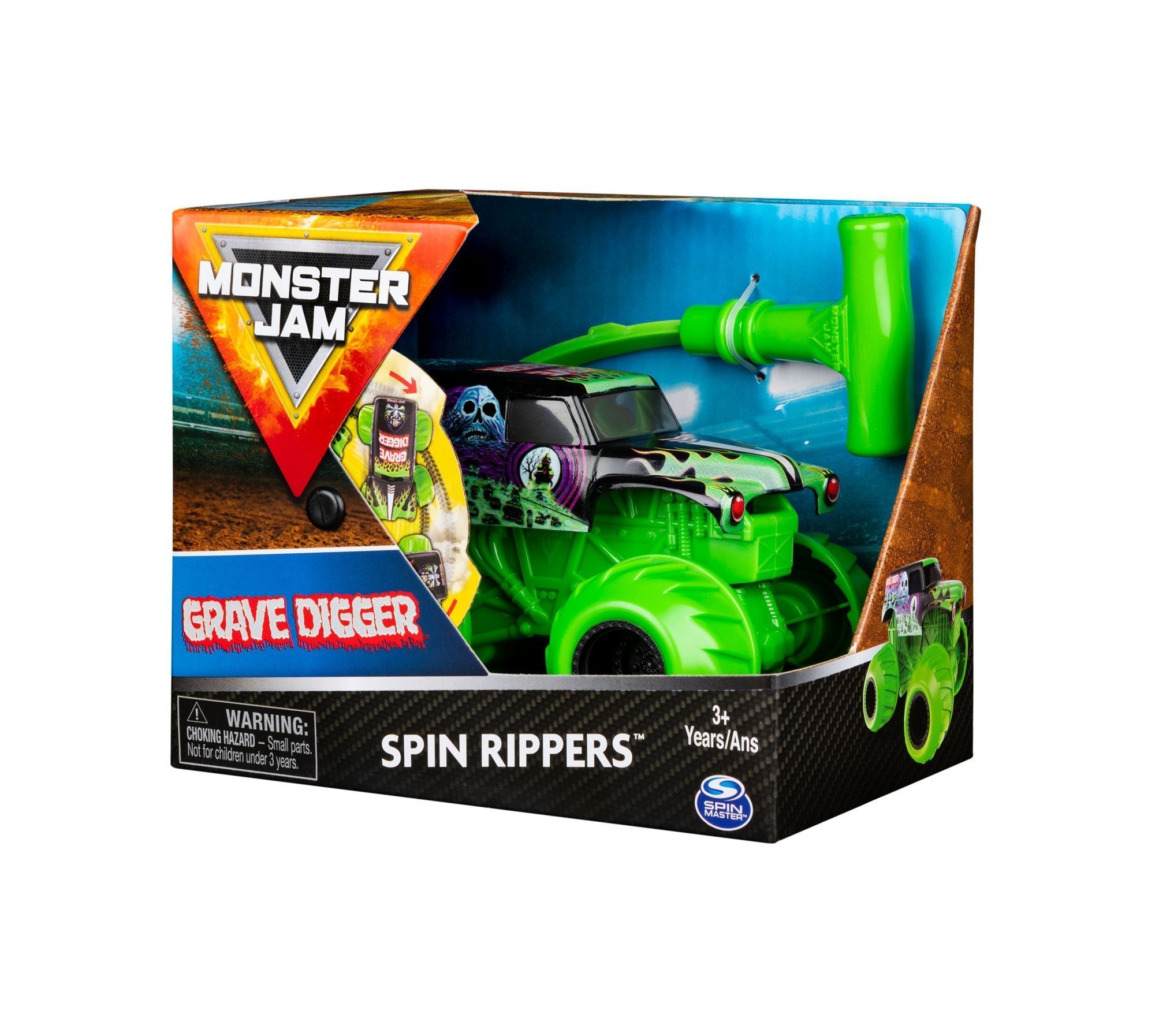 MONSTER JAM SPINRIPPERS GRAVE DIGGER MONSTER JAM SPINRIPPERS GRAVE DIGGER
